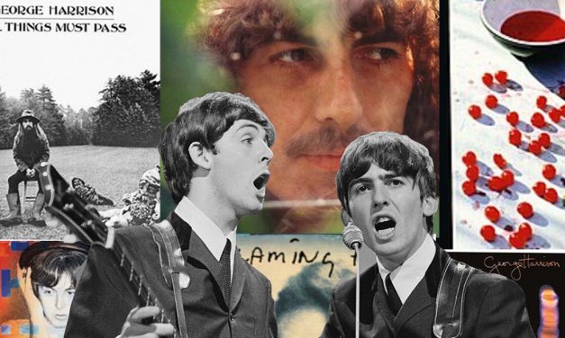 Paul og George post Beatles