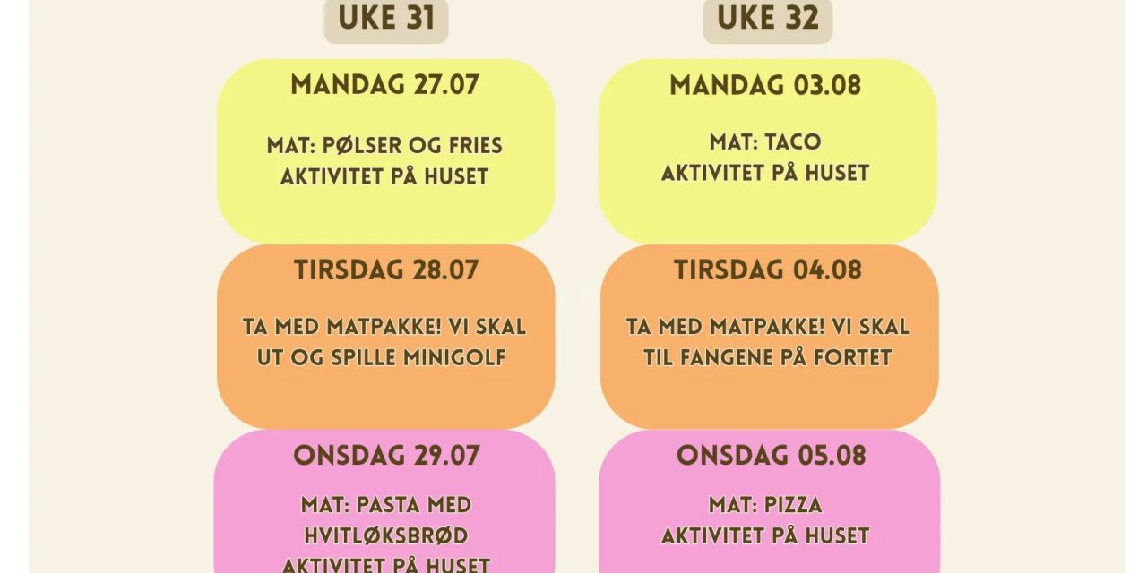 Sommertilbud for barn og unge i bydel Nordre Aker